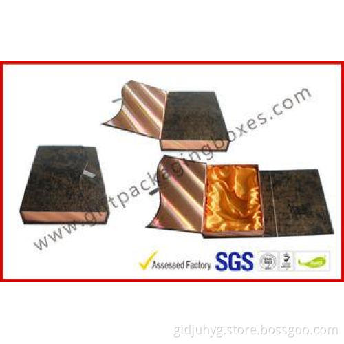 Leather Rigid Gift Boxes For Luxury Gift Packing , Embossed
